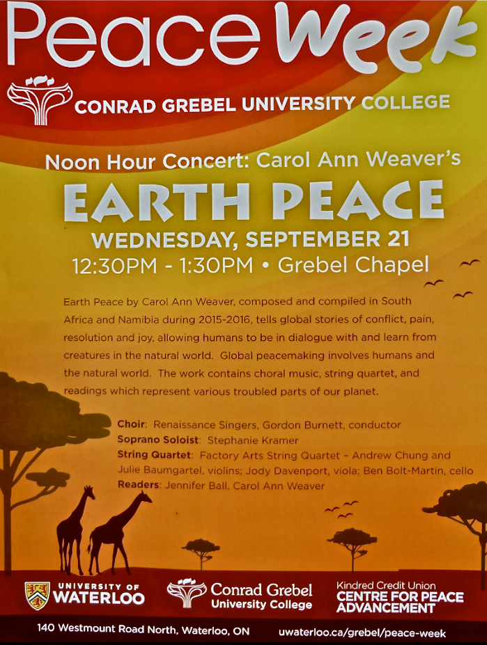 Earth Peace poster